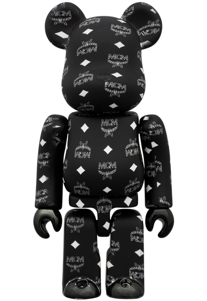 MEDICOM TOY - BE@RBRICK MCM BLACK Ver. 100％ & 400％