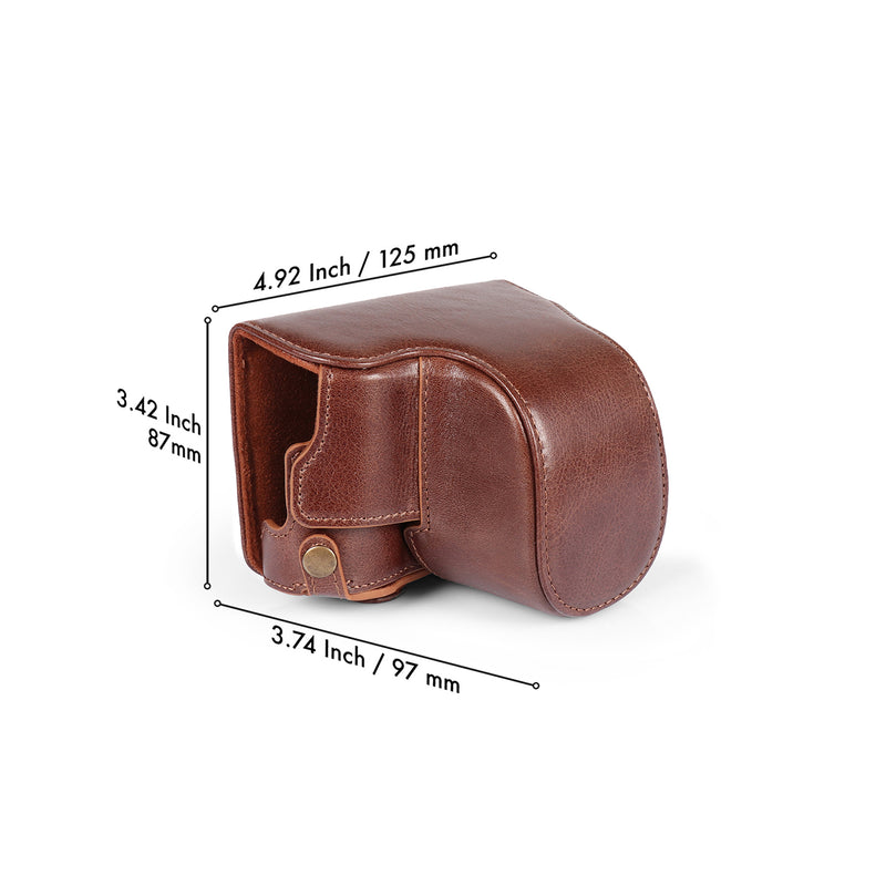 MegaGear Leica D-Lux 7 Ever Ready Top Grain Leather Camera Case