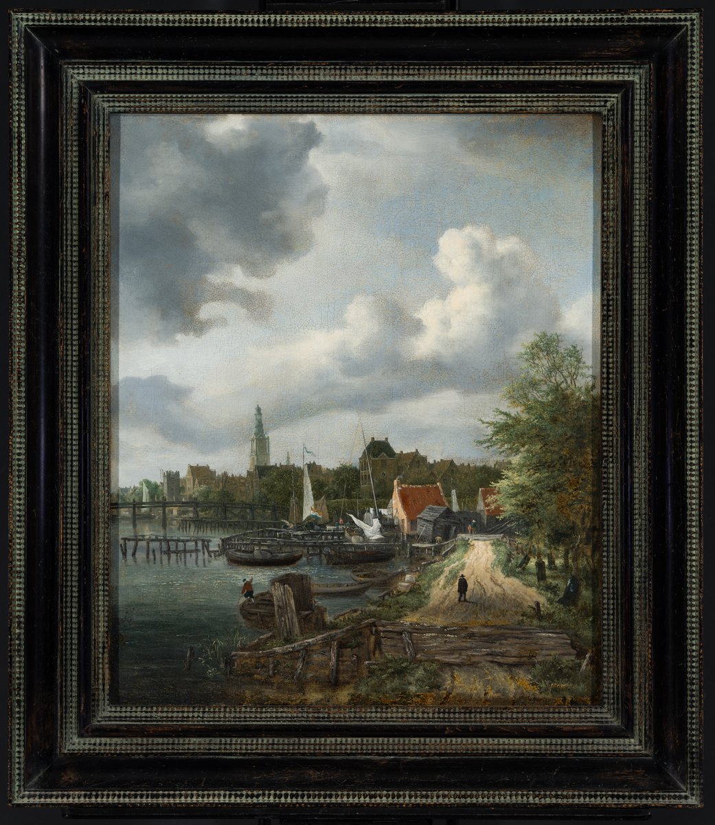 View of the Binnenamstel in Amsterdam – Museum of Fine Arts, Budapest