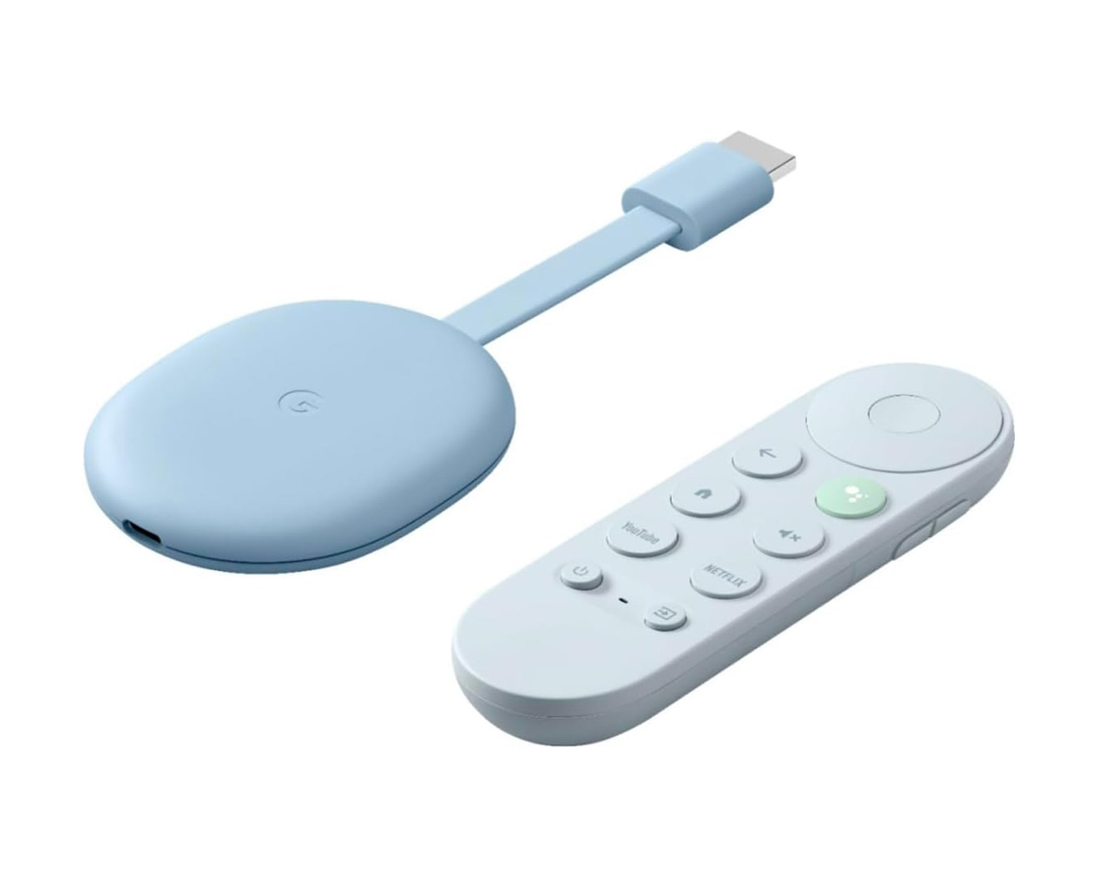 Google Chromecast with Google TV, Media-Player, HD - Sky Blue