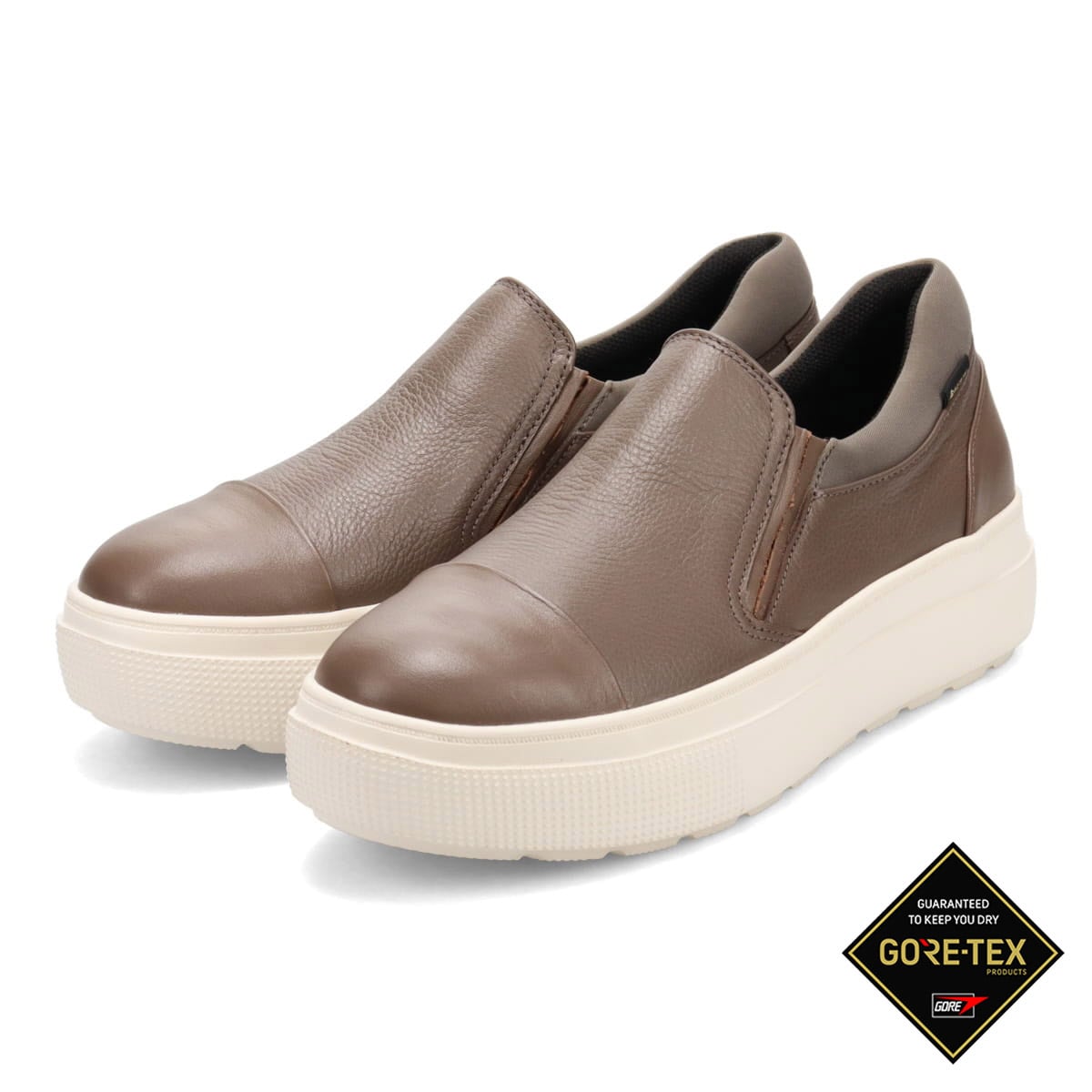 GORE-TEX】マドラスウォーク madras Walk 厚底レザースリッポン