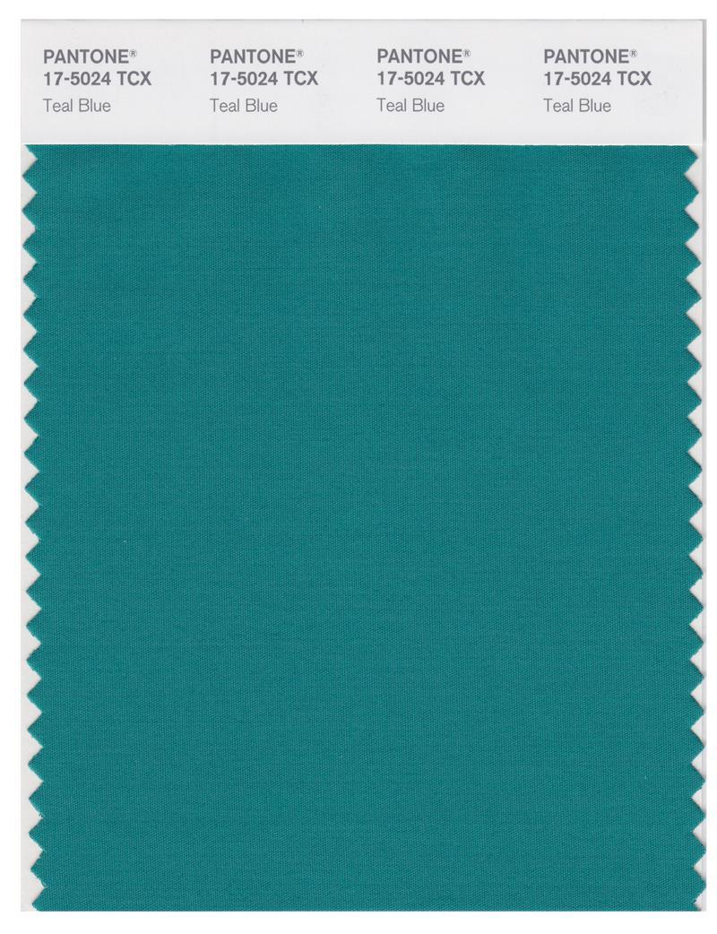 Pantone Smart 17-5024 TCX Color Swatch Card | Teal Blue | Magazine