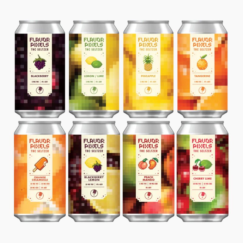 Insight THC Drink 12-Pack – 5mg Δ9 per Can – Blackberry, Pineapple