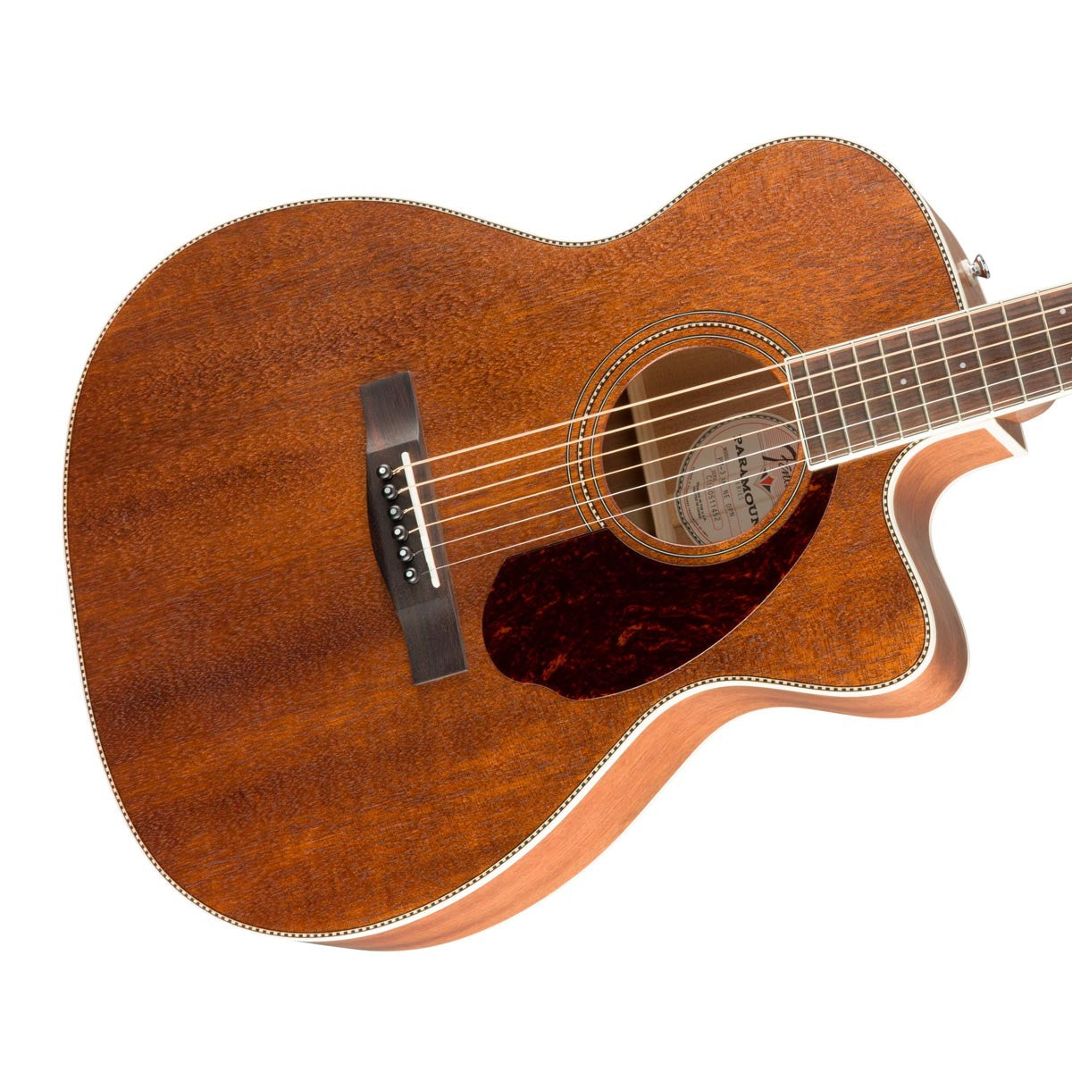 Fender Paramount PM-3 Triple-0 All-Solid Mahogany Acoustic Guitar