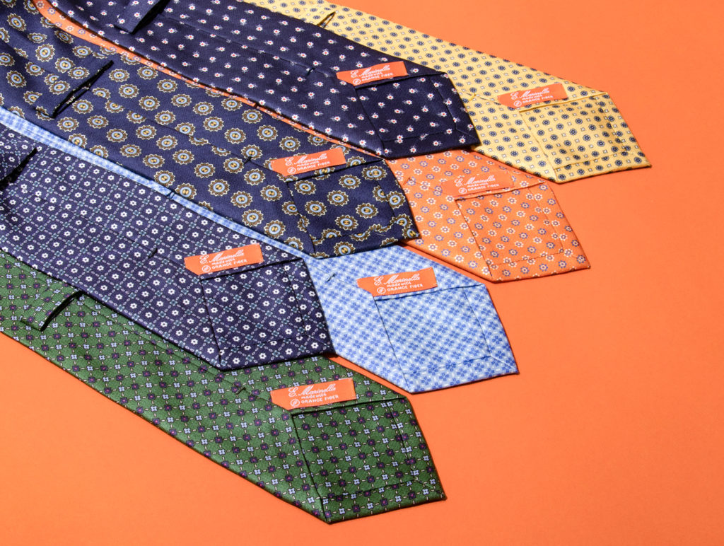 TIES】STYLE SAMPLE ”ORANGE FIBER”オレンジファイバータイ | E