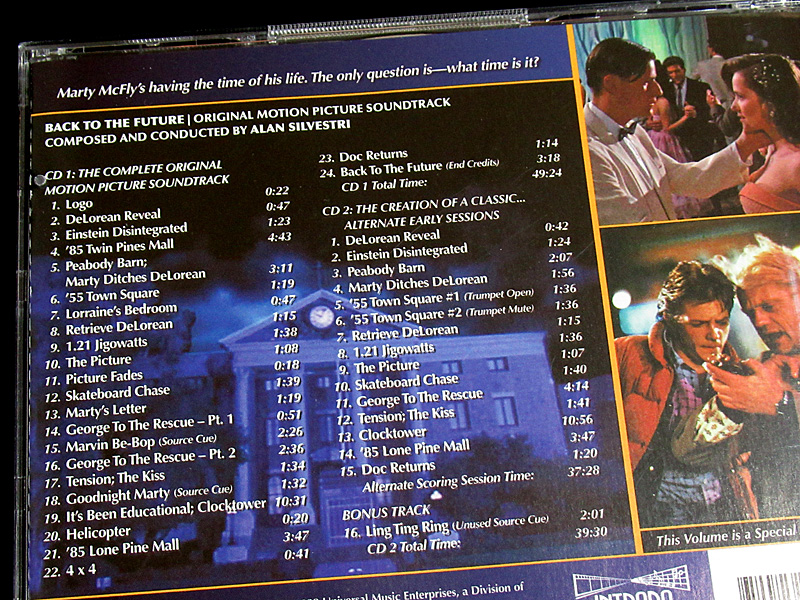 バック・トゥ・ザ・フューチャー』シリーズでアラン・シルヴェストリの