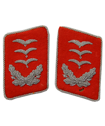 WWII ドイツ空軍(WL) 高射砲兵 、大尉襟章/実物・未使用