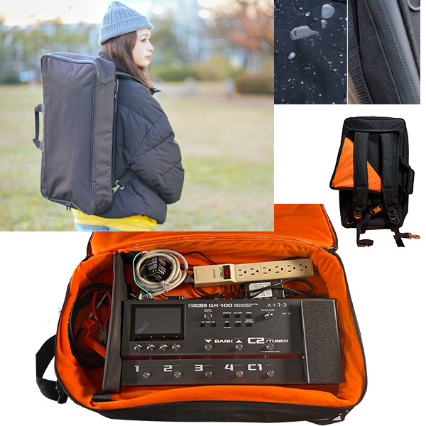 BOSS GX-100対応 エフェクターバック ケース ／ 背負えるリュック