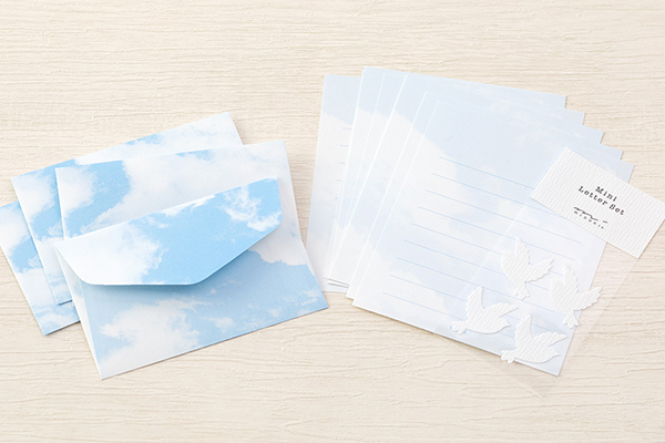 ミニレターセット 空色ノキモチ(91802608)｜ミドリオンラインストア