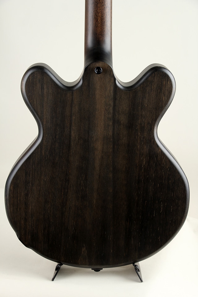 Model 35 Chambered Semi-hollow Ebony Tail Peace & Bridge Bass
