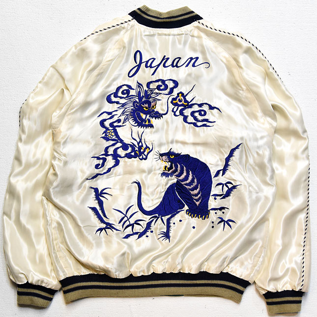 テーラー東洋スカジャン【DRAGON＆TIGER×DRAGON】リバーシブルサテン