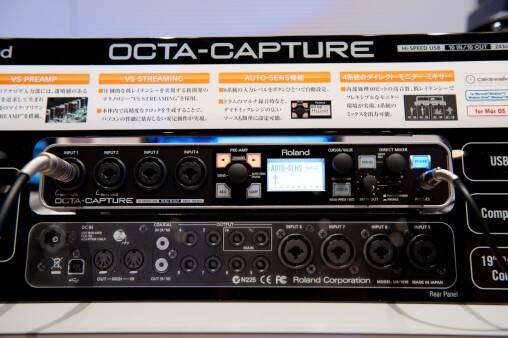 価格以上の音質と機能で人気の本格派I/F「OCTA-CAPTURE」音質向上