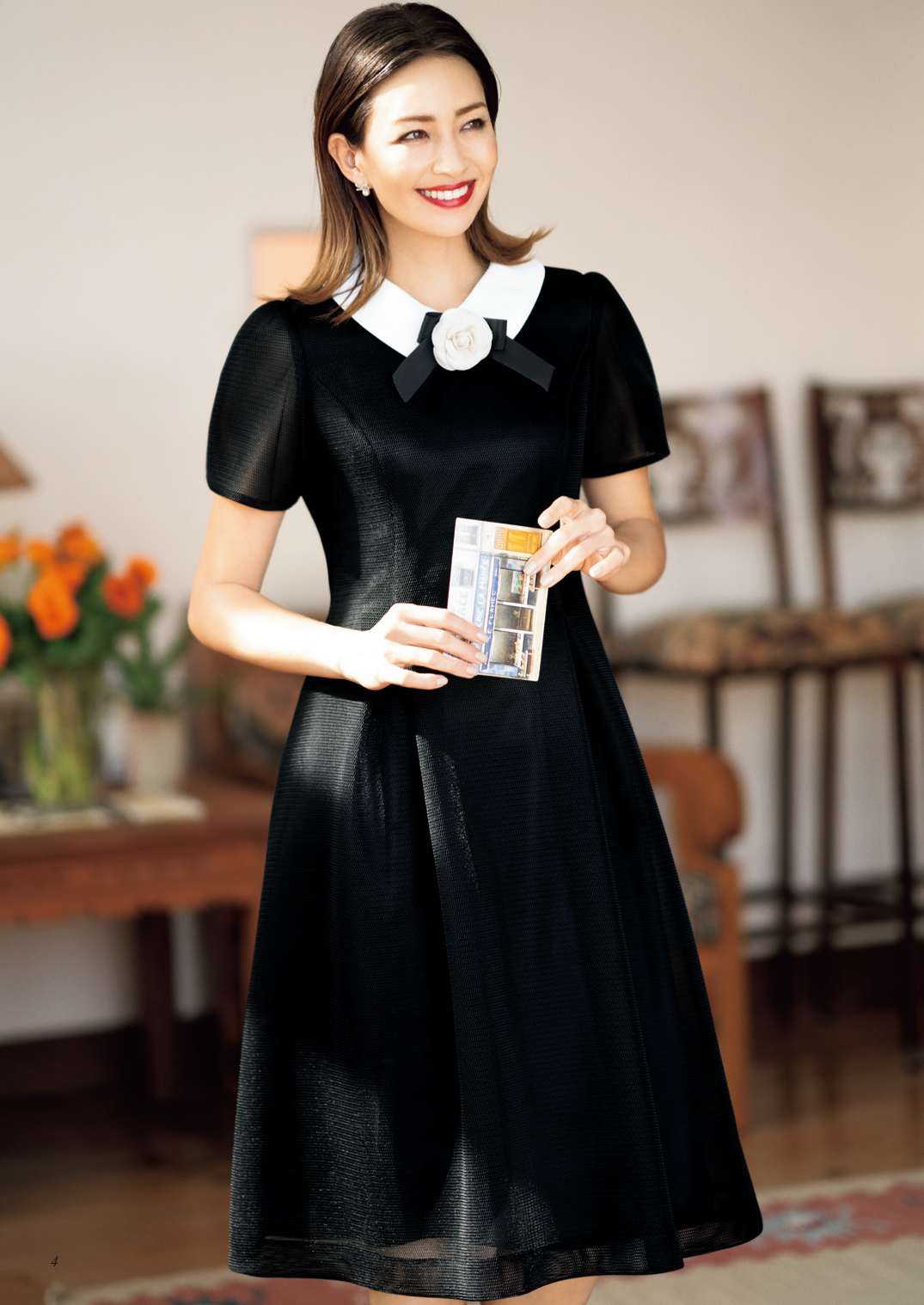 エムズグレイシー】モノグラムジャガードスカート 日本製 40 エムズ