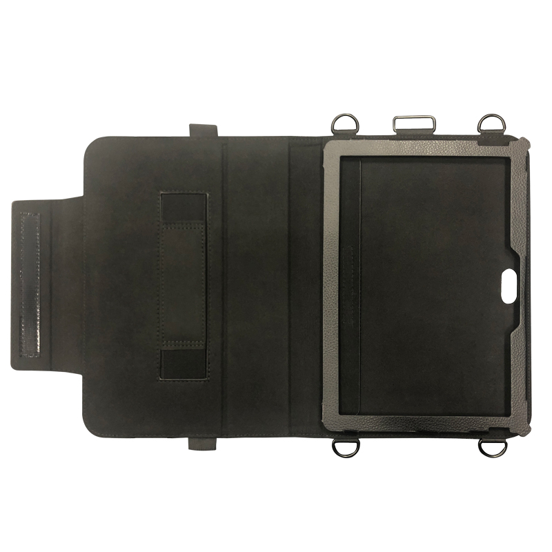 Surface Go 首掛け合成皮革ケース ブラック｜スマホ(タブレット