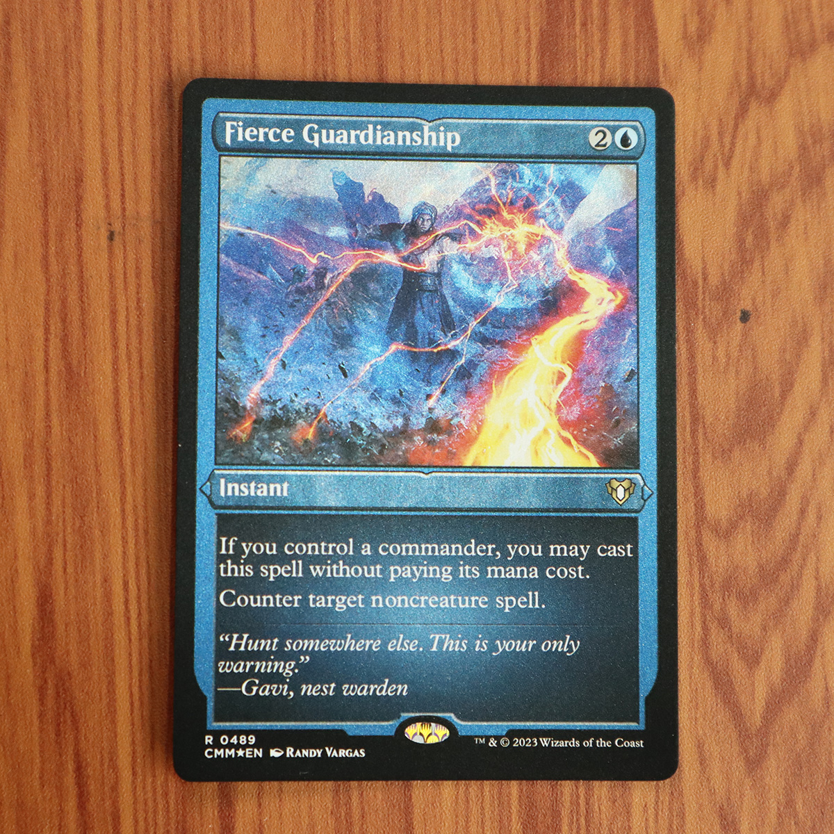 Fierce Guardianship #489 CMM foil magic the gathering proxy mtg