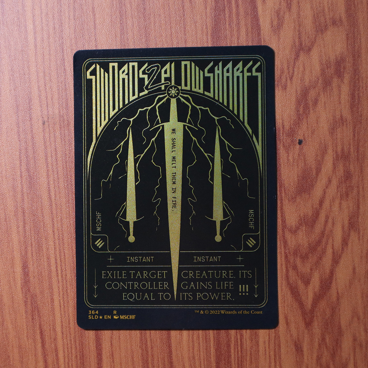 Swords to Plowshares #364 Secret Lair Drop (SLD) foil magic the