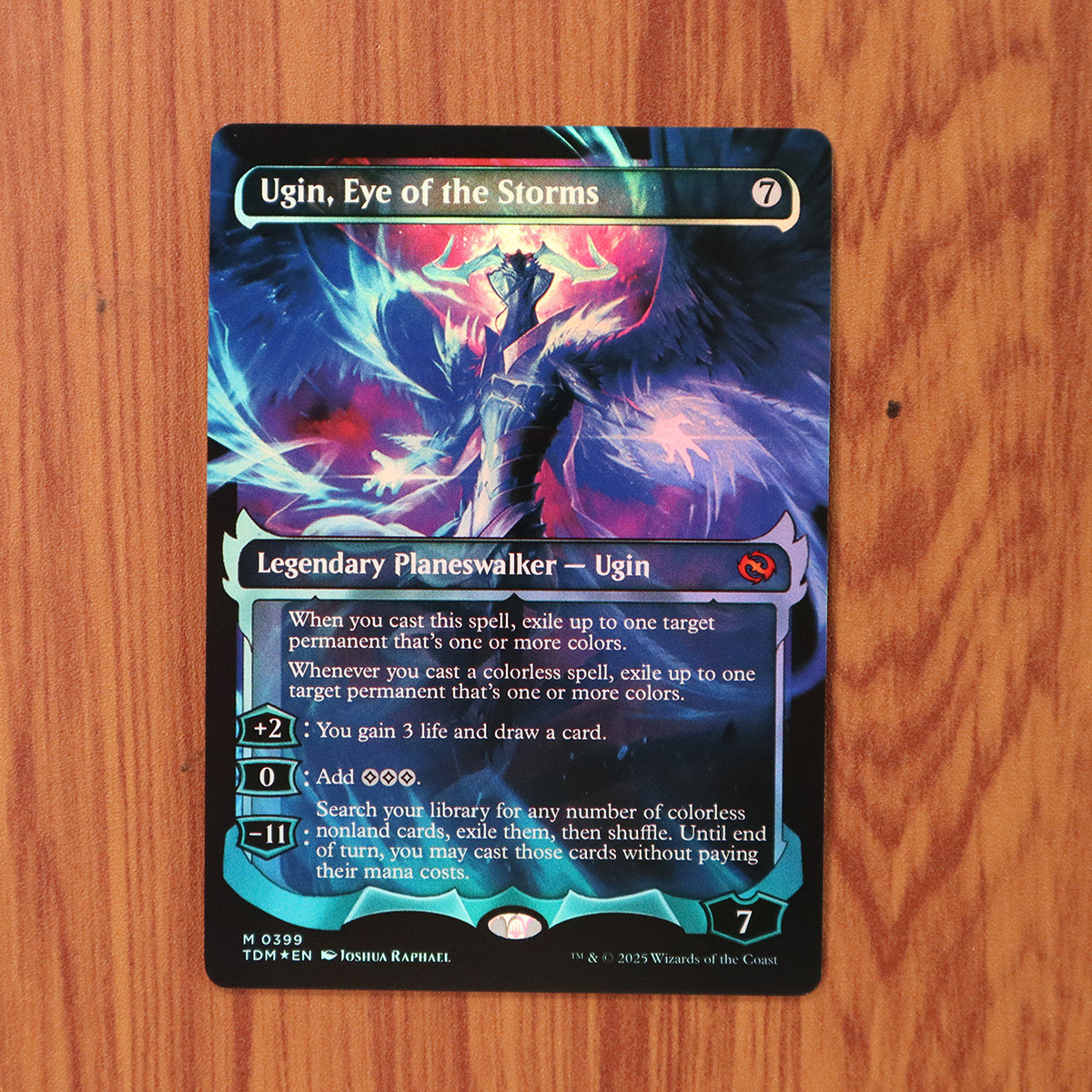 Ugin, Eye of the Storms #399 TDM foil magic the gathering proxy