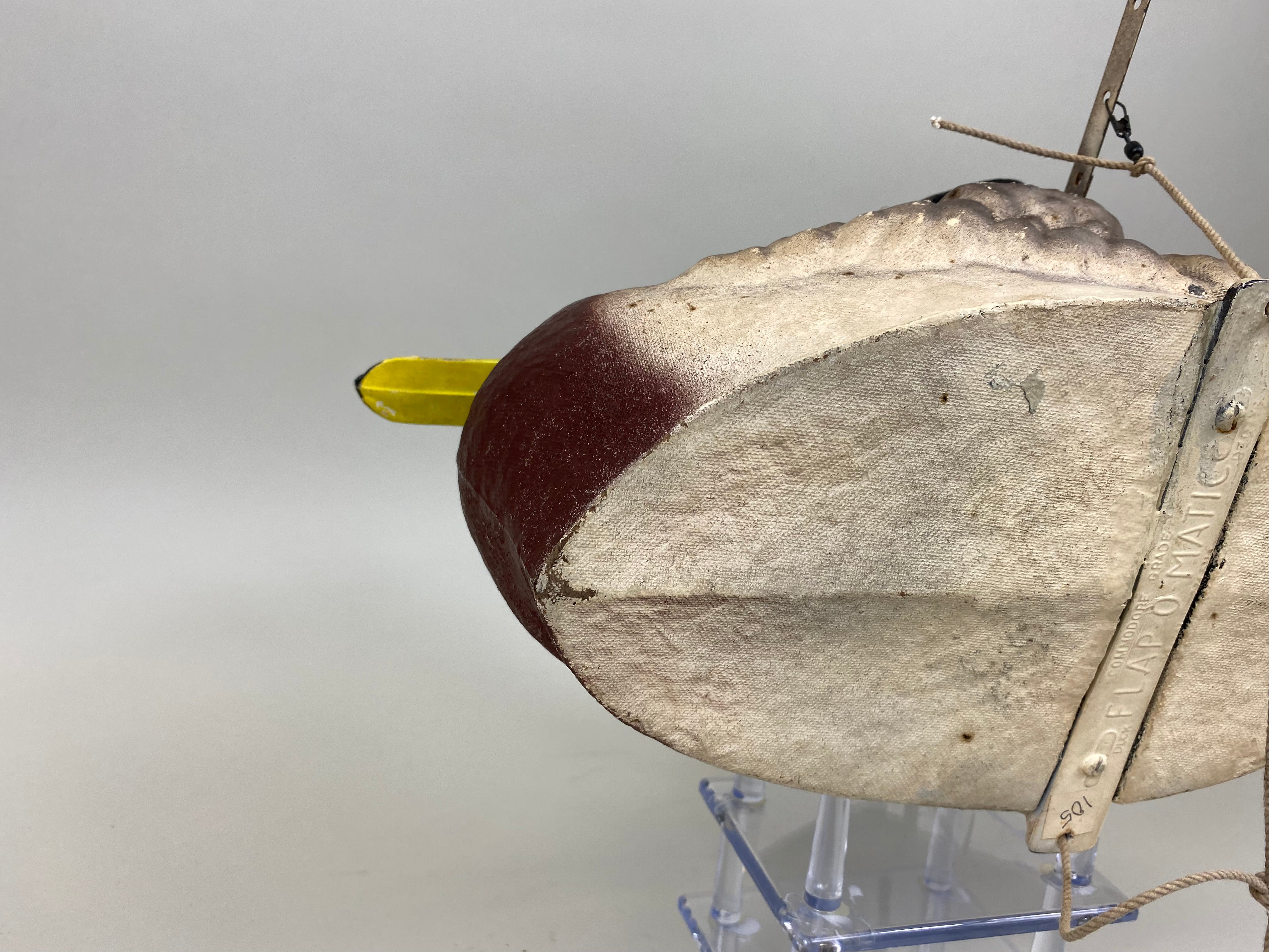 Flap-O-Matic Mallard Drake, All Original (#7417) - Muddy Water Decoys