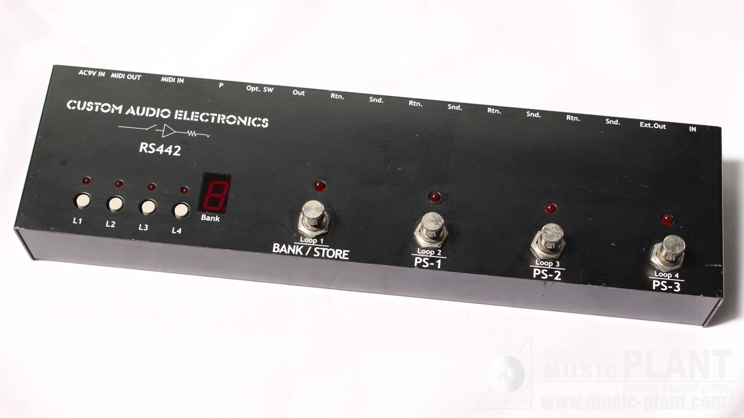 Custom Audio Electronics (CAE) プログラマブルフットスイッチRS442