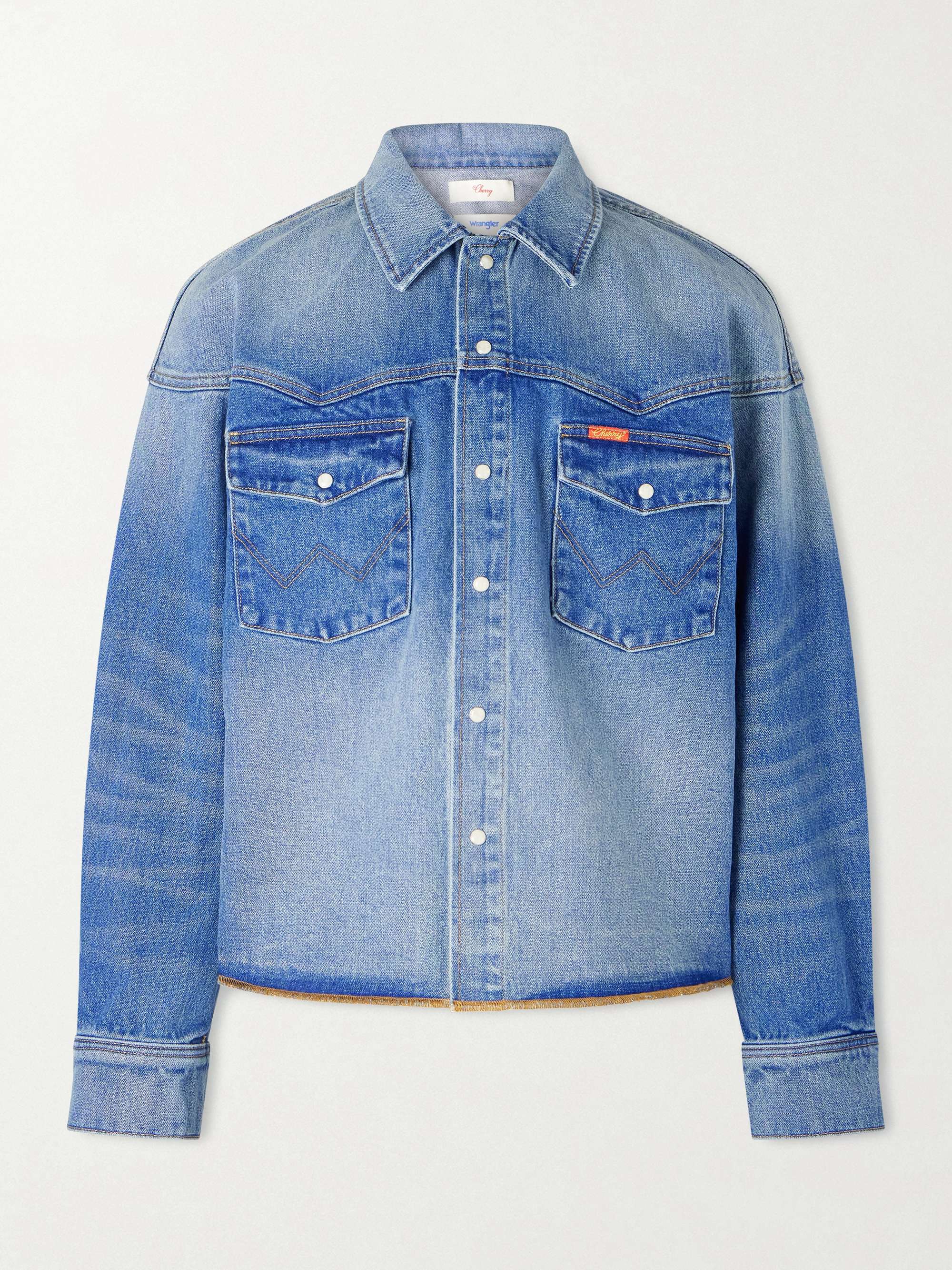 CHERRY LOS ANGELES + Wrangler Denim Jacket for Men | MR PORTER