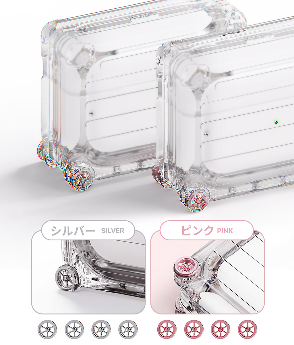 miak（ミアック） AirPods Pro 2 ケース クリア LED表示対応