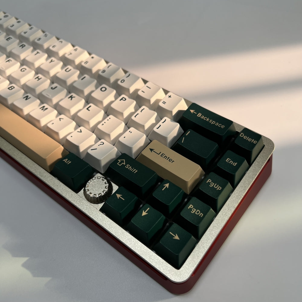 British Racing Green Keycap Set, Cherry Profile, Double Shot ABS