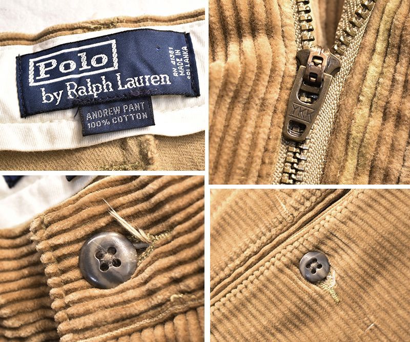 ラルフローレン】POLO RALPH LAUREN【ライトブラウン】【2タック