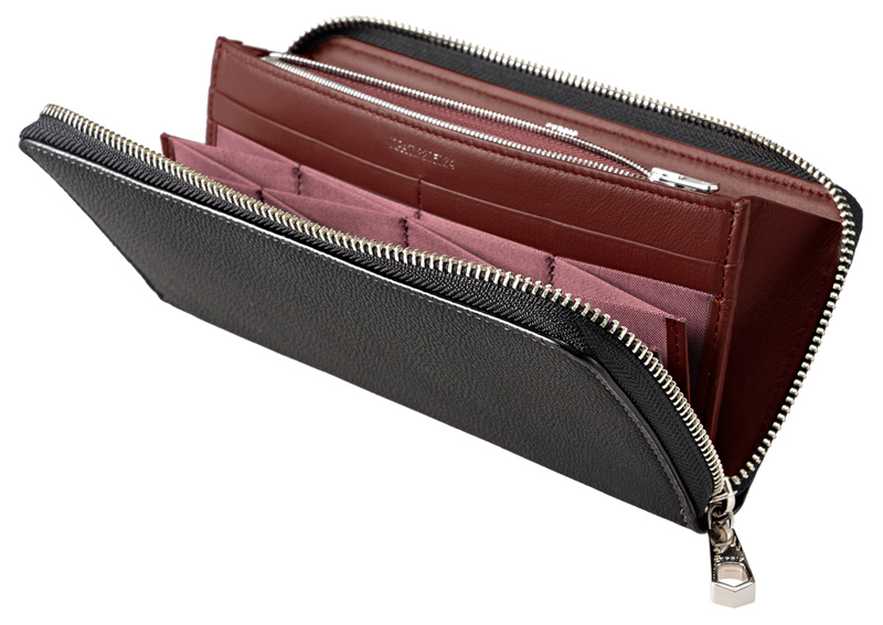 キプリス】ハニーセル長財布(ラウンドファスナー束入)□スパークリング