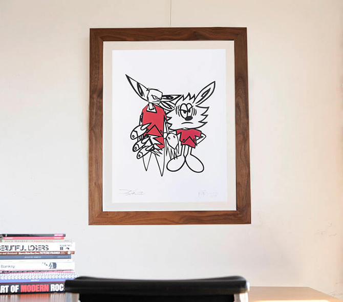 BENEINE ベンアイン シルクスクリーン 限定54 Banksy KAWS ルイ BEN