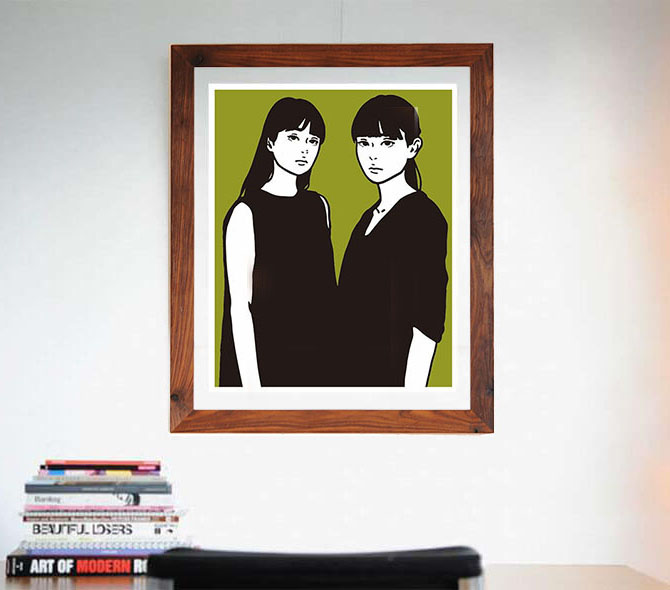 KYNE（キネ）の直筆サイン入り50枚限定シルクスクリーン ー NOISEKING