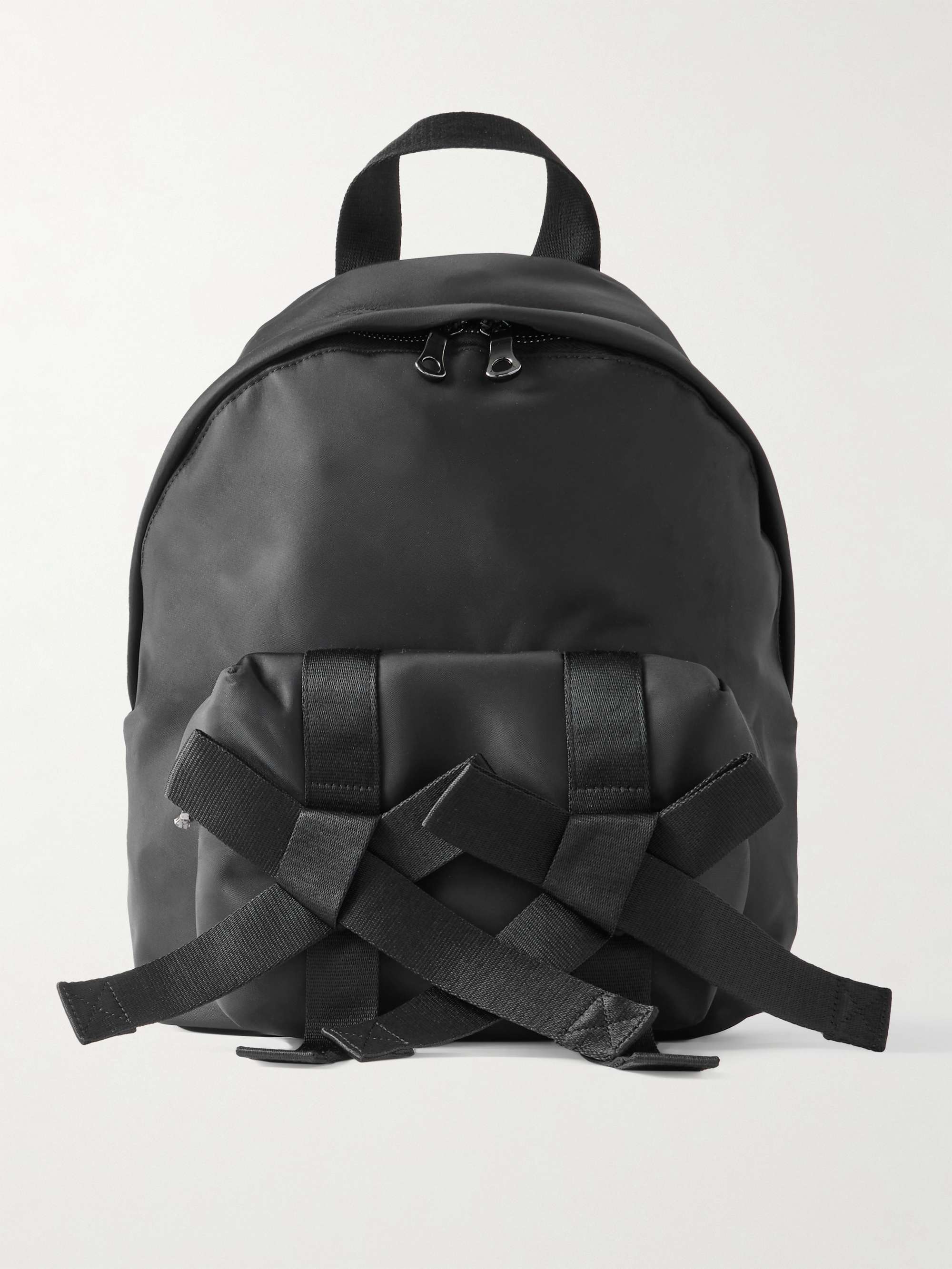 SIMONE ROCHA Bow and faux pearl-embellished shell backpack | NET-A