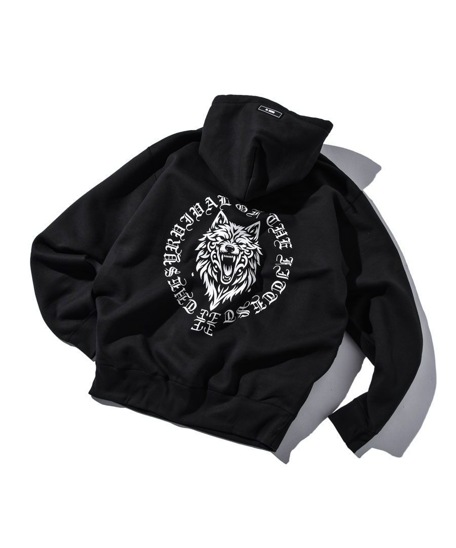 EL REIGN(エルレイン) パーカー PREDATOR WOLF ZIP HOODIE 正規取扱