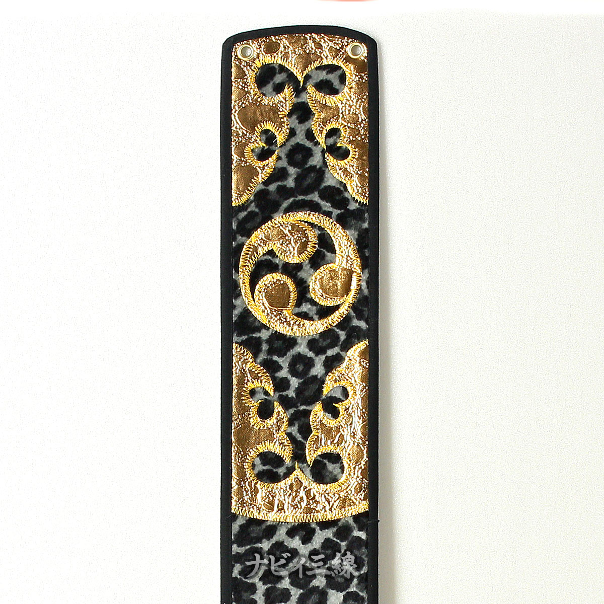 ティーガー左御紋・ヒョウ柄グレー｜左御紋・ヒョウ柄グレーの