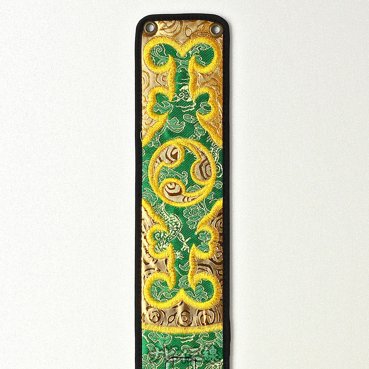 ティーガー金襴左御紋・緑｜金襴左御紋・緑のティーガーです｜三線専門