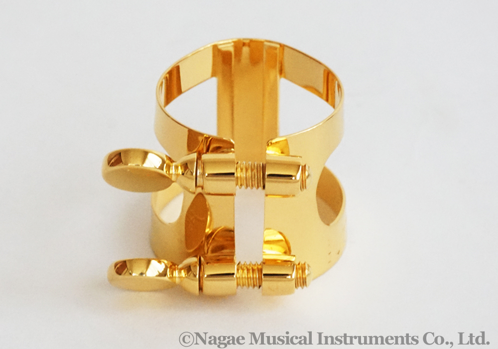 BUZZ B♭クラリネットリガチャー ゴールド GP｜ 管楽器専門店 永江楽器