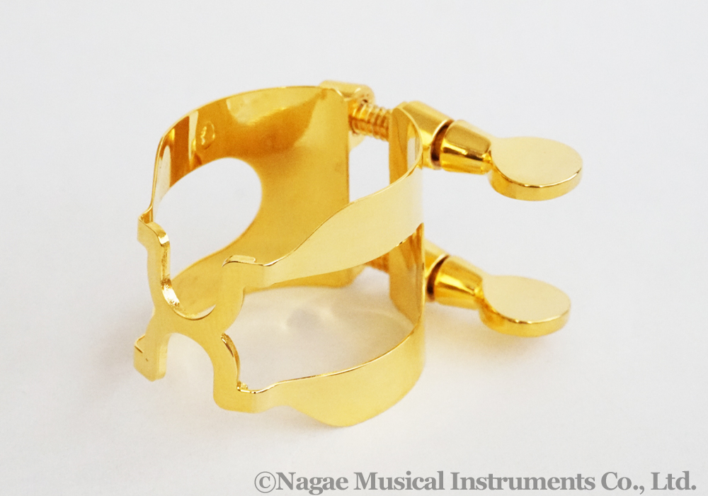 ハリソン ソプラノサックスリガチャーグローバル復刻版 ゴールド GP