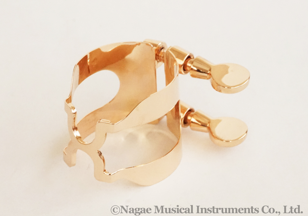 ハリソン アルトサックスリガチャーグローバル復刻版 ピンクゴールド