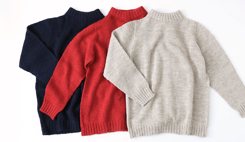 デザイナーが話したくなる】麻わたウールのセーター｜中川政七商店