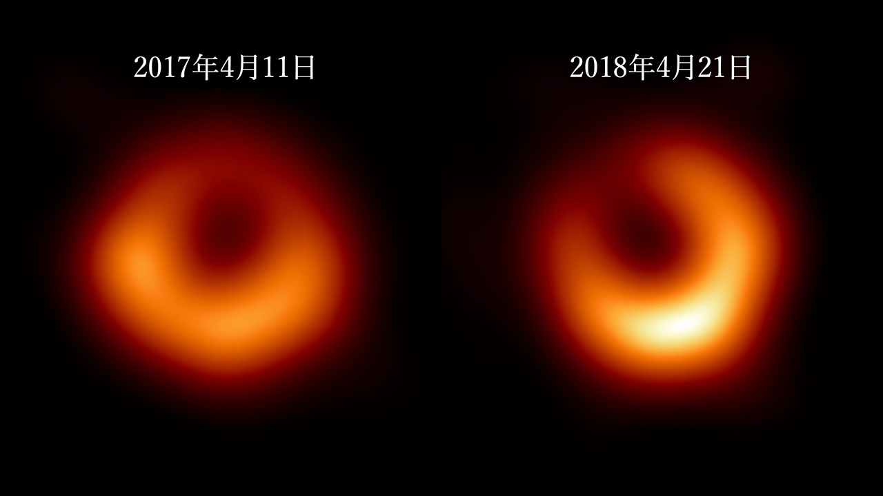 初撮影から1年後のM87ブラックホールの姿 | 国立天文台(NAOJ)