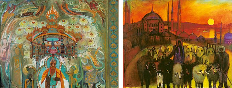 日本クラブWEBギャラリー企画展 「シルクロード色彩自在−洋画家入江一