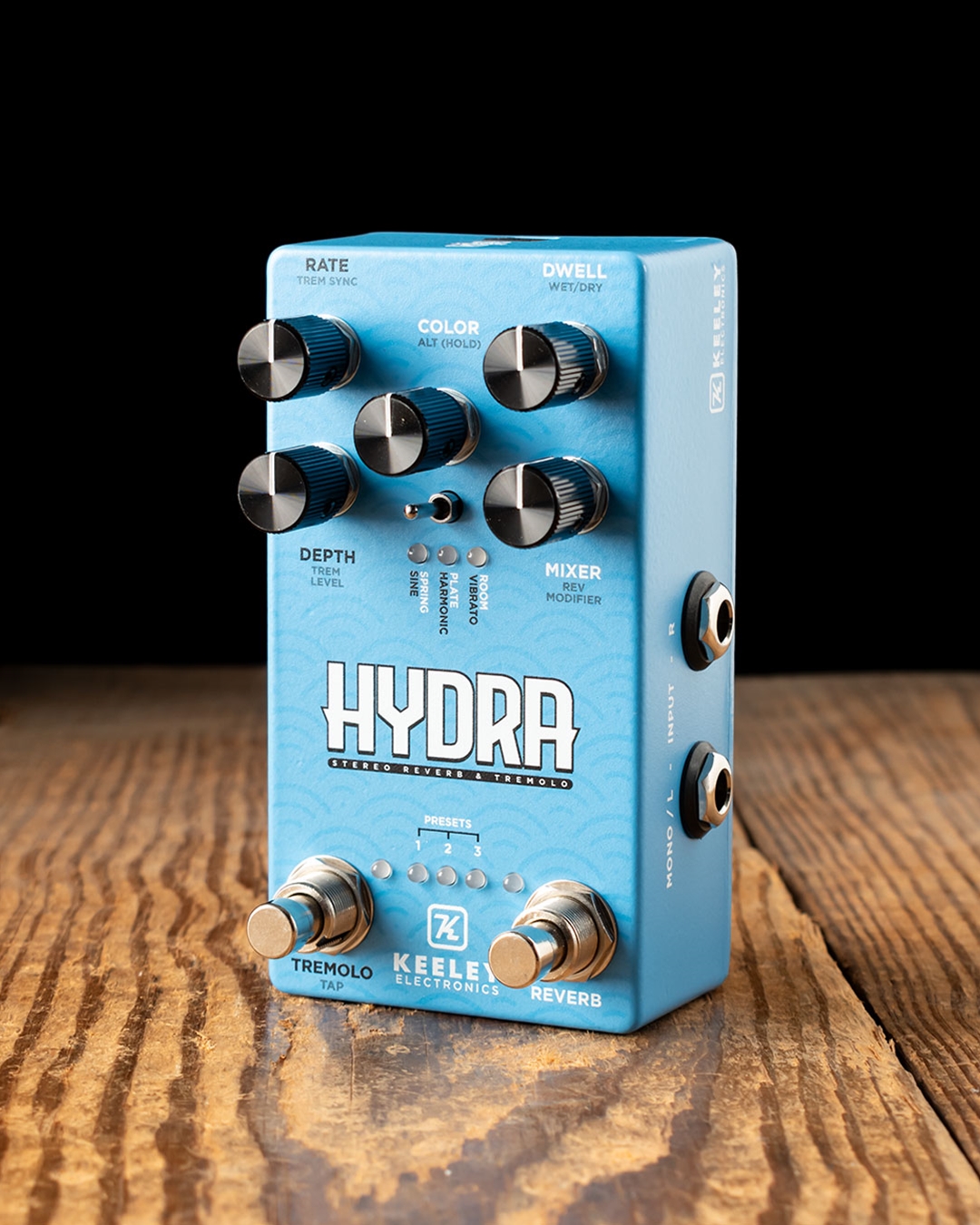 Keeley HYDRA Stereo Reverb & Tremolo Pedal