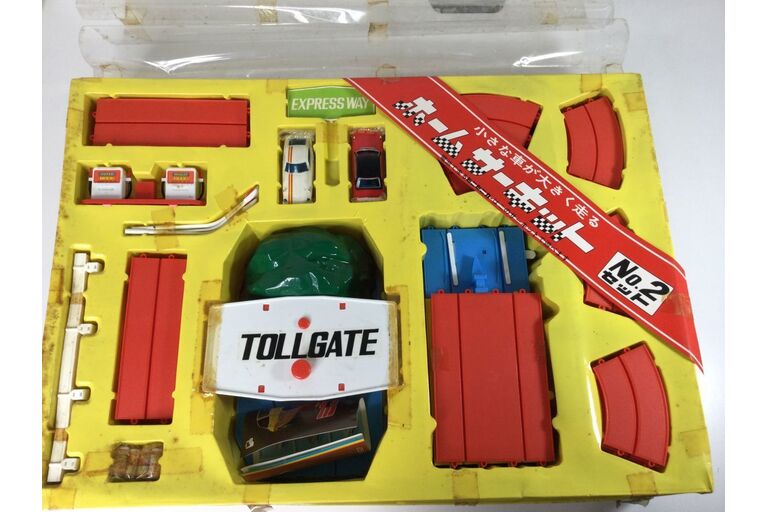 旧バンダイ ホームサーキット No.2セット ミニミニカー BANDAI 昭和