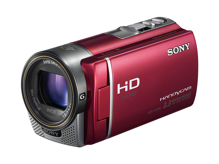 HDR-CX180 商品の写真 | デジタルビデオカメラ Handycam ハンディカム