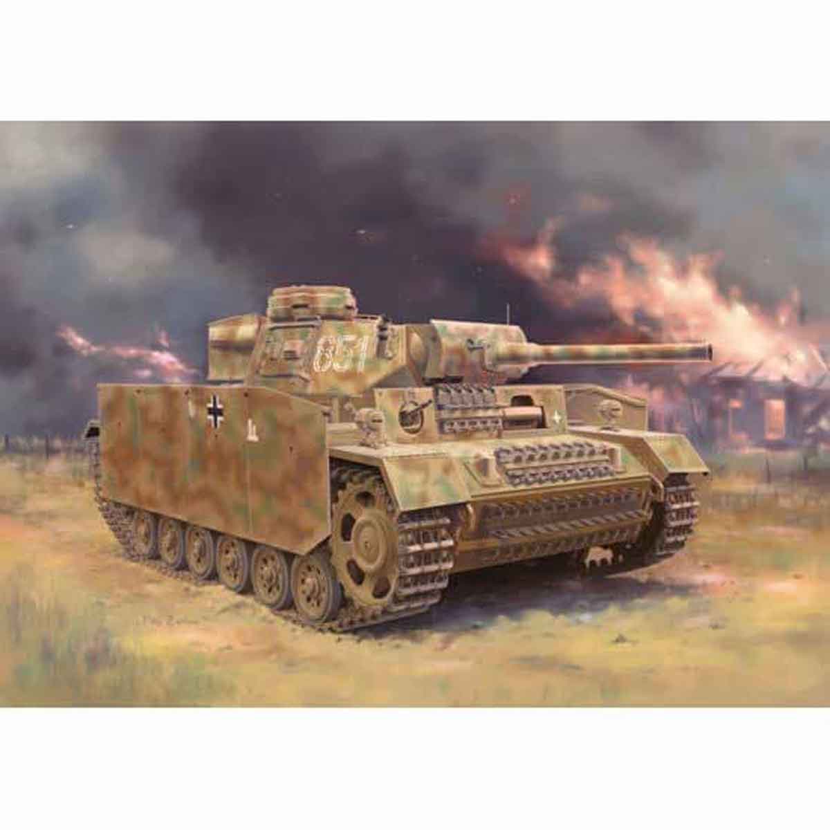 DRAGON(ドラゴン) WW.II ドイツ軍 III号戦車 (FI) M型 火炎放射戦車 w