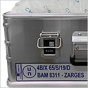 アルミボックスK470 ZRGS シリーズ ZRGS-40810-3｜輸送ケース／ラック