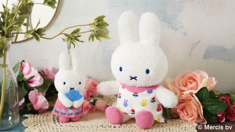 ディック・ブルーナ】MIFFY and ROSE ぬいぐるみ/マスコットキー