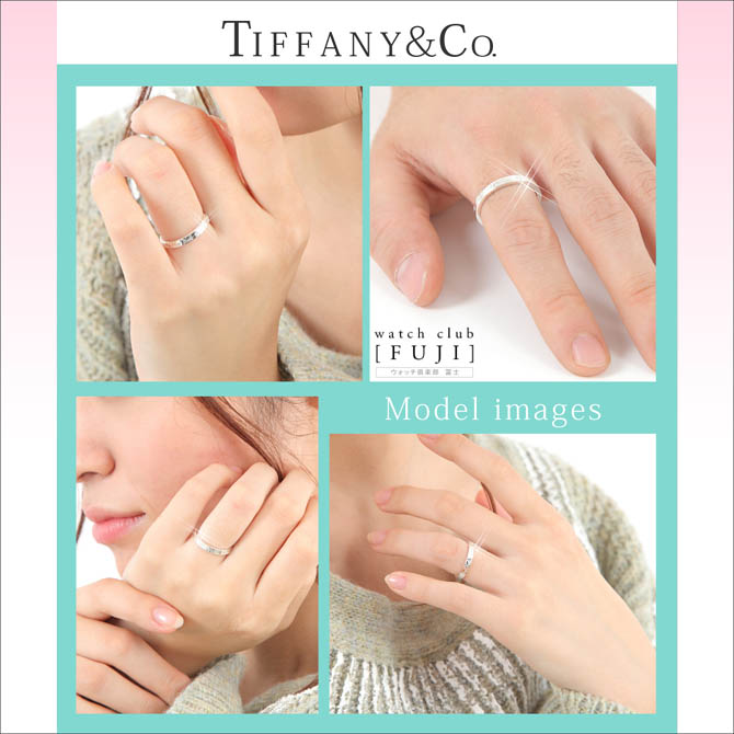 TIFFANY&Co[ティファニー] ノーツ ナロー バンド リング 並行輸入品