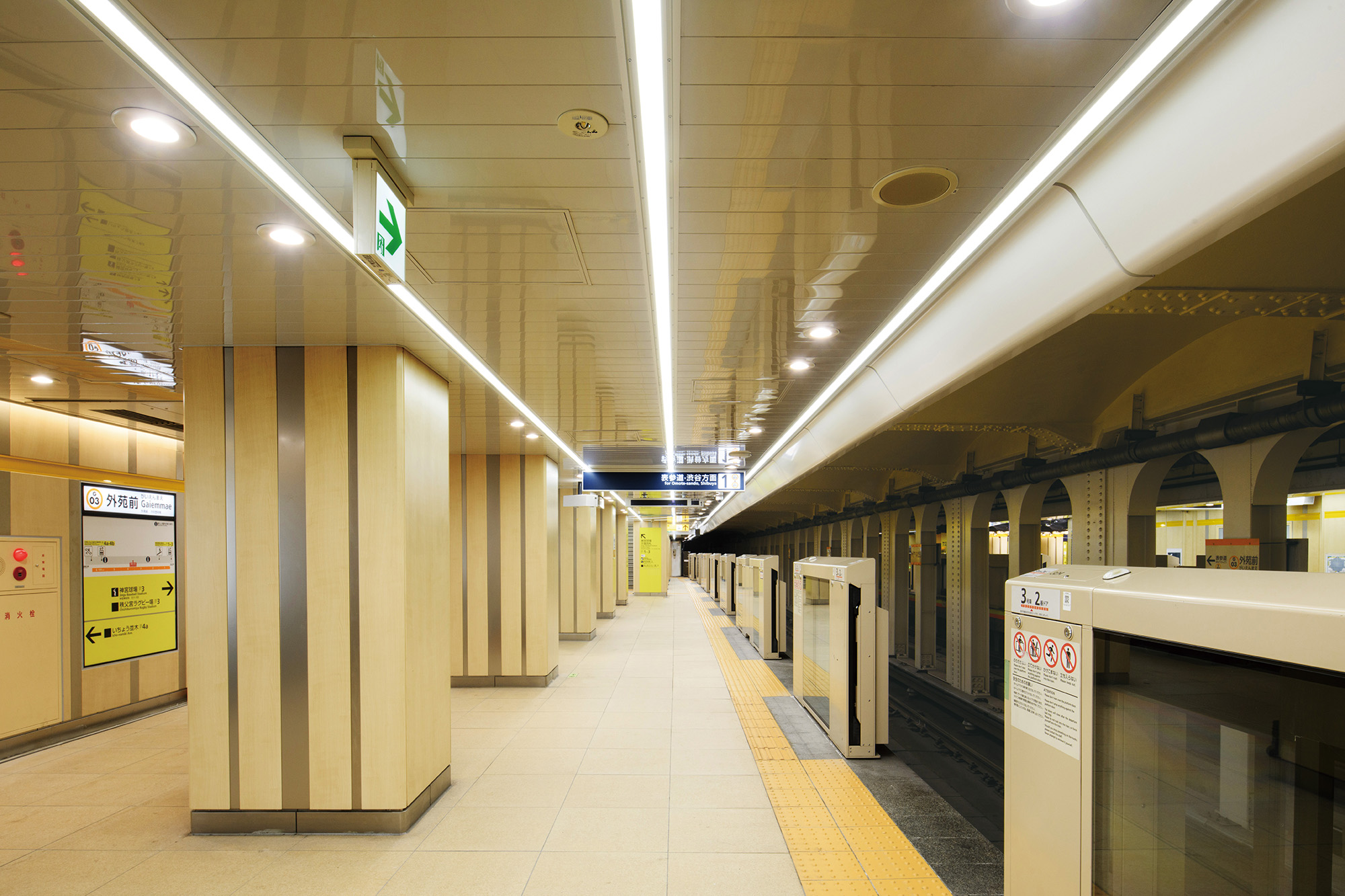 東京メトロ銀座線 青山一丁目駅 外苑前駅（ノンスケール設計案件