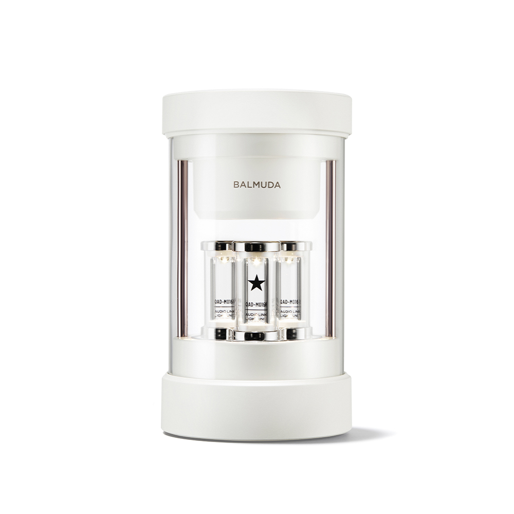 BALMUDA ワイヤレススピーカー SSR 音楽に合わせて輝く”ワイヤレス