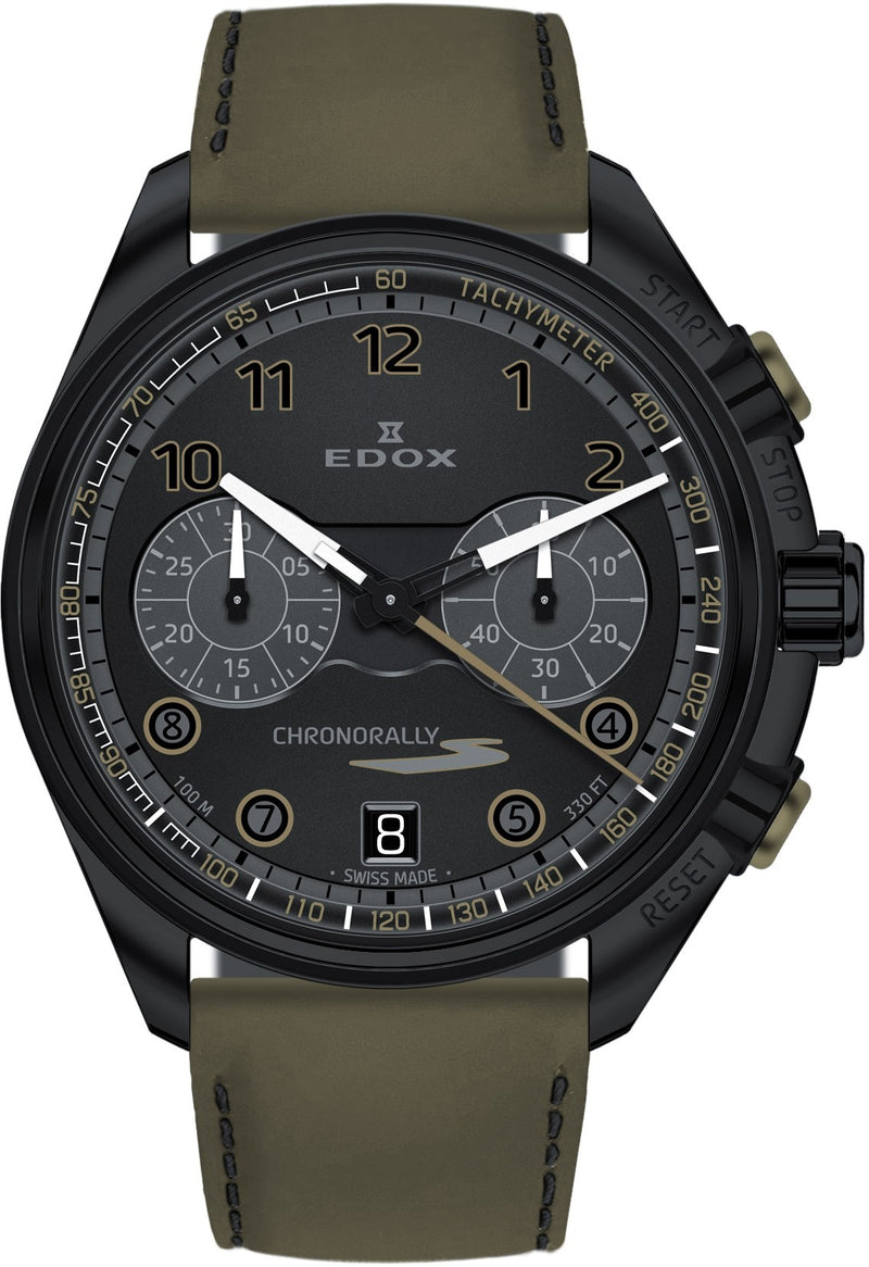 Edox Chronorally-S Chronograph 09503 37NNVCV NNV - SeriousWatches.com